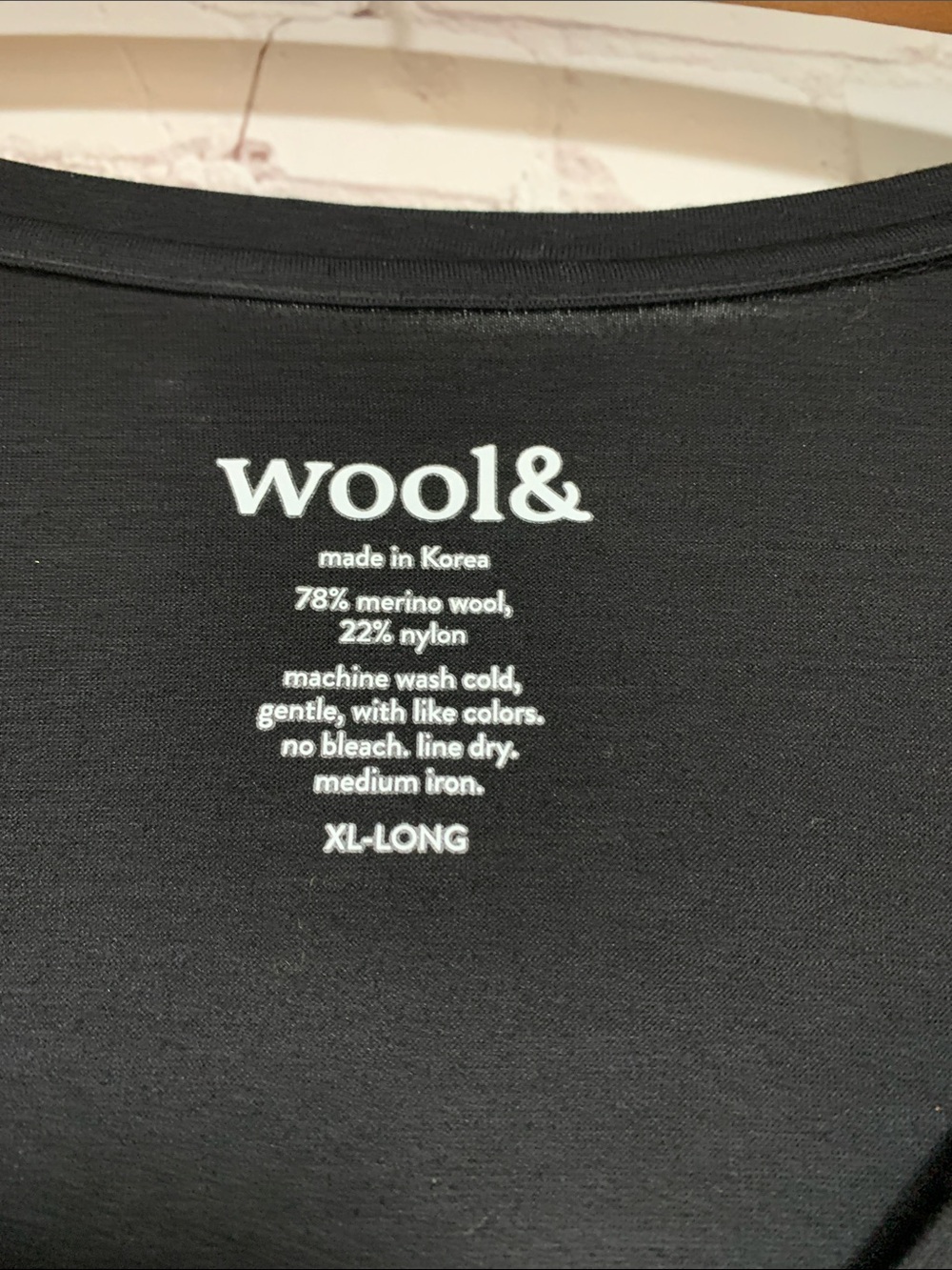 Wool& Merino Wool Black Swing Dress Size XL Long - Picture 3 of 5